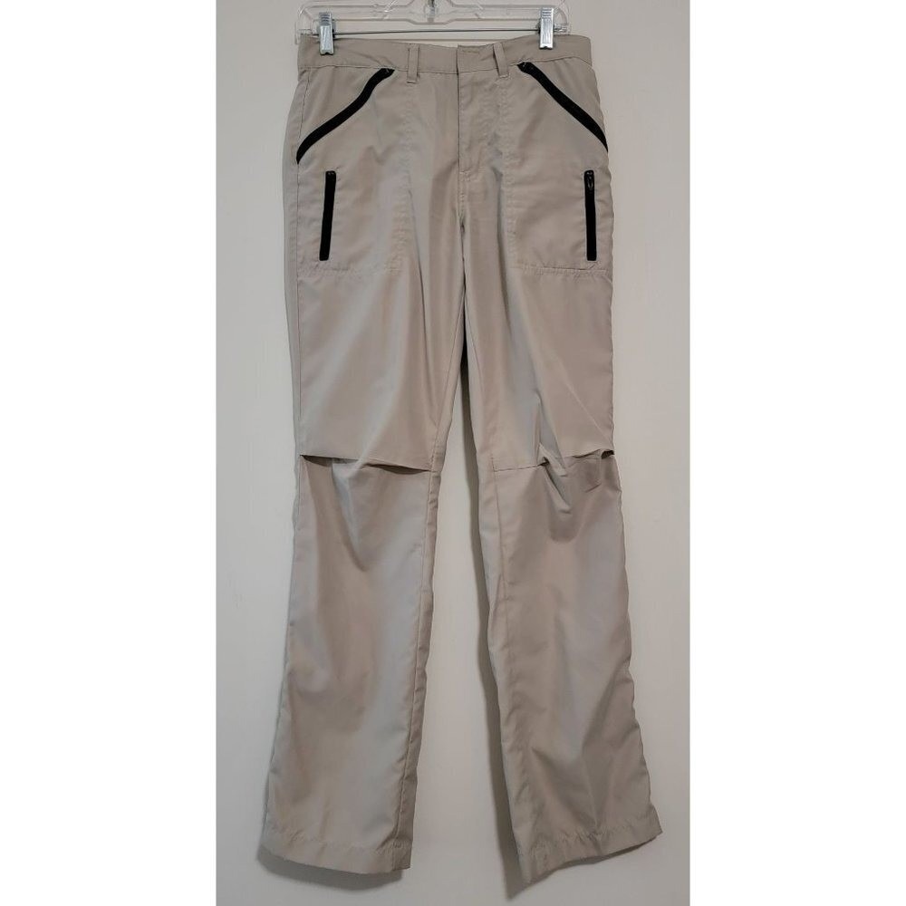 Tommy Jeans Convertible Cargo Pants Beige Zip Off Legs women Size 7
